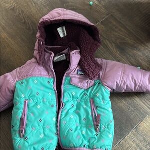 Patagonia Lavender and Mint Jacket